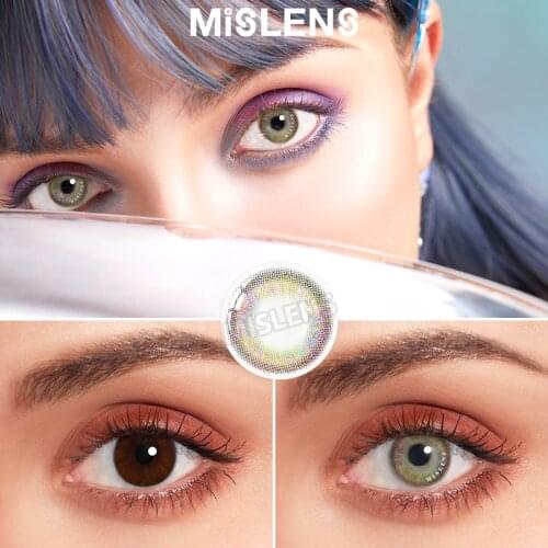 Mislens 1pair(2pcs) Color Contact Lenses For Eyes Brown Color Lens Eyes Colored Contacts Lentillas Colores Lenses colores