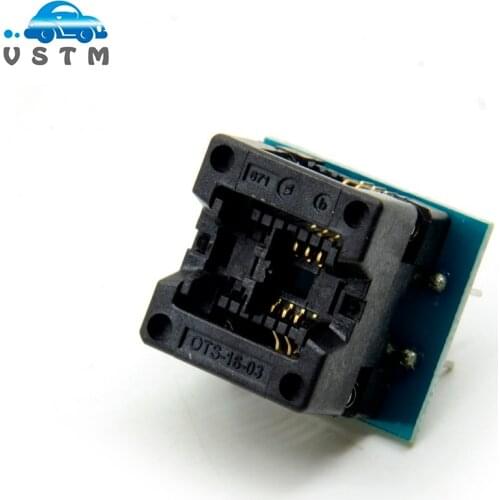 Newest SOIC8 SOP8 to DIP8 EZ Socket Converter Module Programmer Output Power Adapter With 150mil Connector SOIC 8 SOP 8 To DIP 8