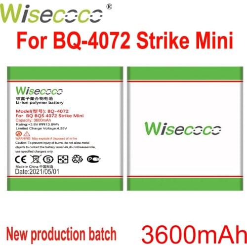 NEW High Capacity Battery For BQS BQ-4072 strike mini Mobile Phone Batteries With Tracking Number