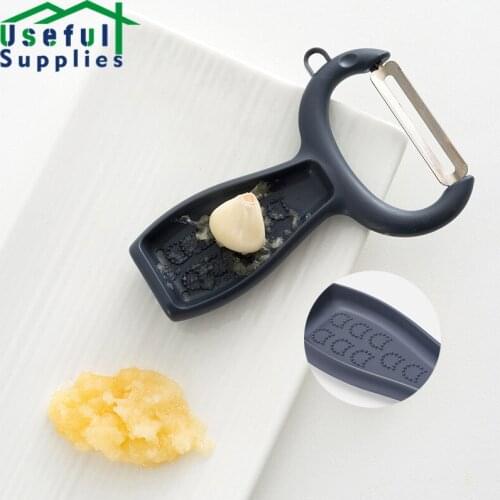 Hanging Storage Dust Proof Portable Peeler Cat Head Shape Lid Apple Peeling Knife Ginger Garlic Grinding tools Kitchen Supplies
