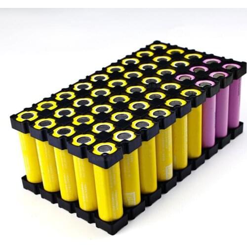 5*9 21700 Battery Holder Bracket Cell Safety Anti Vibration Plastic Cylindrical Brackets For 21700 Lithium Batteries