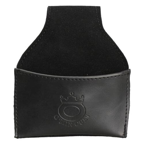 Durable Black Waist Bag Faux Leather Chalk Holder Pouch With Clip Pool Billiards Snooker Cue Pu Material Outdoor Sports Supplies