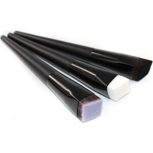 1PC High Quality Oblique Head Liquid Foundation Brush Professional Wooden Handle Makeup Brushes Beauty Make Up Tools