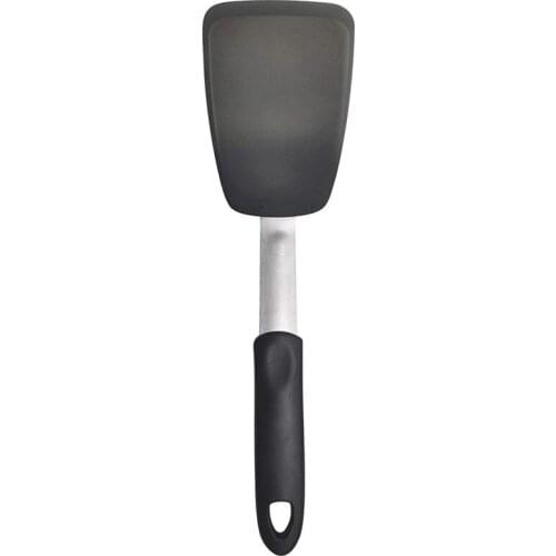 Promotion! Flexible Silicone Spatula Turner Perfect for Flipping Eggs Burgers Crepes and More