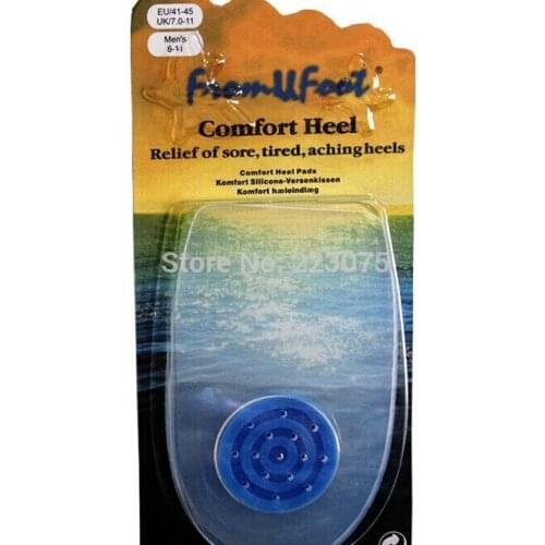 Shoe Insole Relief Heel pain insoles Pad Cushion Gel plantar fasciitis New 2pairs/lot New