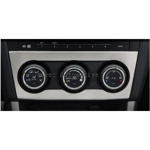 Interior Car Air Conditioning Switch Panel Decorative Cover Trims For Subaru Forester 2013 2014