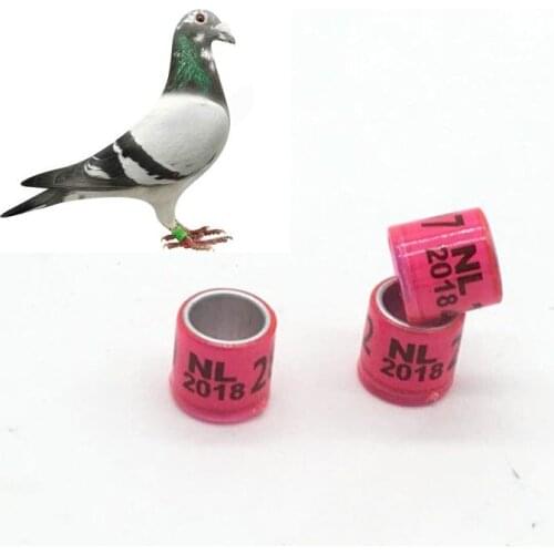 Top Quality 2018 Pigeon Rings Band Tag Love Birds Pigeon Foot Rings 2019 Support Custom Names And Cell Phone Numbers