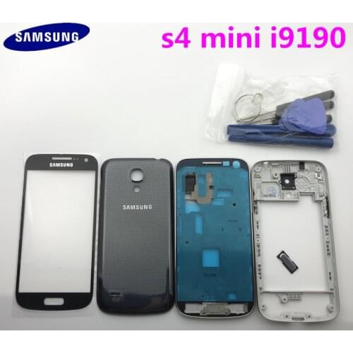 Replacement Parts for samsung galaxy s4 mini I9190 I9195 housing full set Cover Carcase case Accessories
