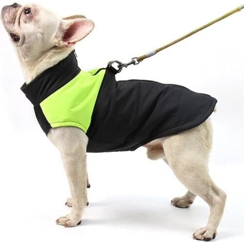 Winter Warm Dog Clothes Waterproof Pet Padded Vest Zipper Jacket Coat For Small Medium Large Dogs Pug Chihuahua
