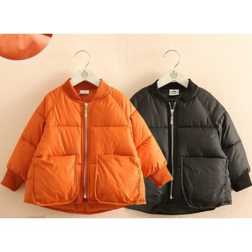 2021 Fashion Baby Girls Winter Outerwear & Coats Childrens Baby Girls Coat Kids Thicken Clothes Fur Coat Q09