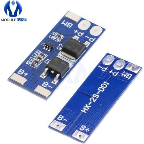 2S 8A Li-ion 7.4v 8.4V 18650 BMS PCM 15A Peak Current Battery Protection Board bms Pcm For Li-ion Lipo battery Cell Pack