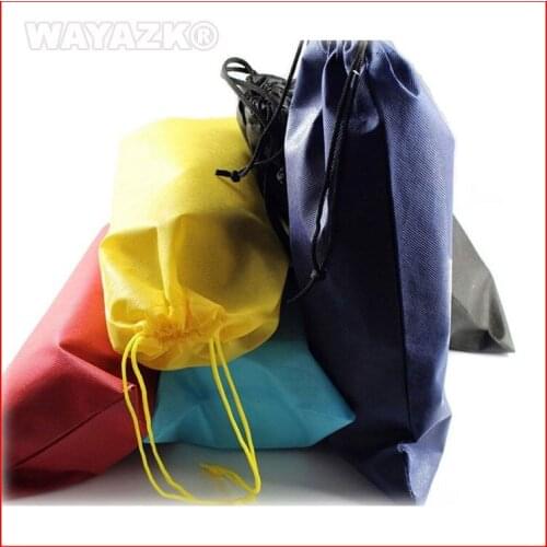 500pcs/lot) personalized non woven fabric drawstring gift bag
