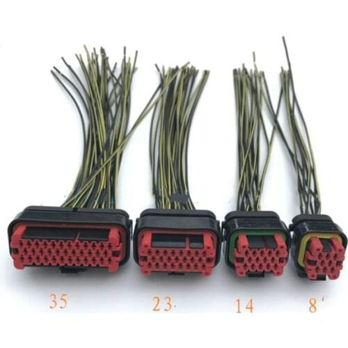 8/14/23/35 Pin Truck electric voltage regulator EPR plug For Weichai ECU urea pump plug connector with wire