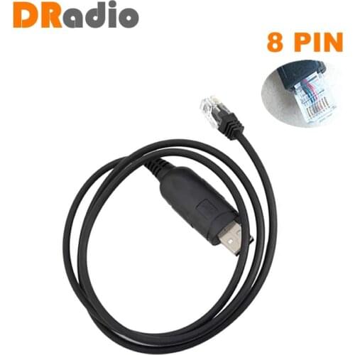 DRadio 8Pin USB Programming Cable For Motorola GM1200 GM1280 GM300 GM338 GM340 GM350 GM360 GM380 Pro5150 Radios