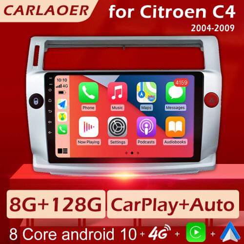 For Citroen C4 C-Triomphe C-Quatre 2004 2005 2006 2007 2008 2009 2 din Car Radio Multimedia Video Player Android 2din GPS 2G DSP