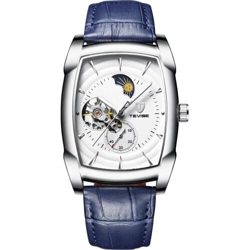 Tevise Top Brand Automatic Men Luxury Brand Men Mechanical Watch Tourbillon Male Self-winding Sport Wristwatch Relogio Masculino