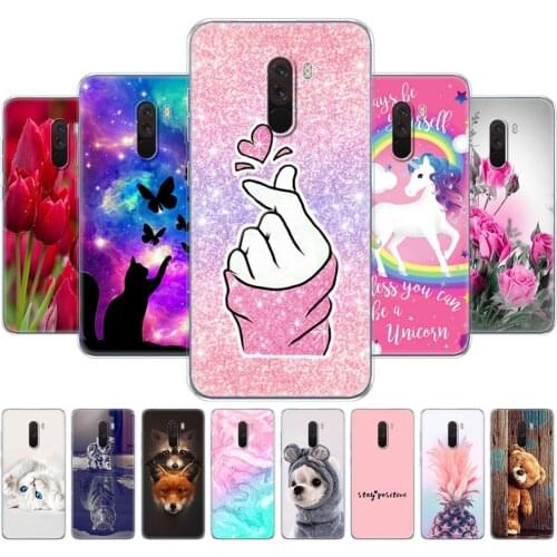 For Xiaomi Pocophone F1 Case For Xiaomi Poco F1 Silicon Soft TPU Back Phone Cover For Xiaomi Pocophone F1 Global Coque Bumper