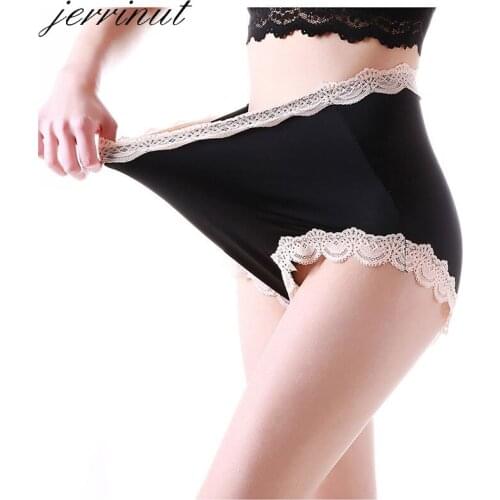 Jerrinut Womens Panties Sexy Lace Breathable Soft Lingerie Female Briefs Seamless Women Panty Plus Size With High Waist Panties