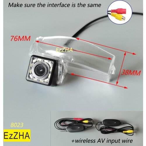 Car rear camera car monitor parking system backup viewer reversing monitor rearview camera for Mazda 2 /for Mazda 3 night vision
