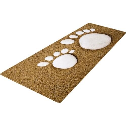 Paw Pattern Absorbent Front Door Mats Entrance Rug Shoe Scraper Welcome Mat