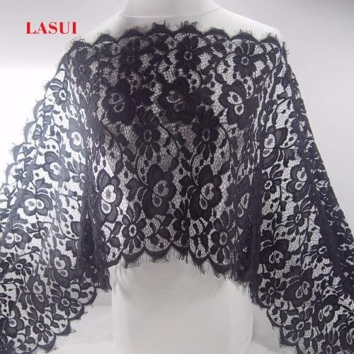 LASUI wide 37 cm*3m=1 lot elegant lace trim eyelashes lace French Net Lace For DIY Clothing Accessories Sewing 0239
