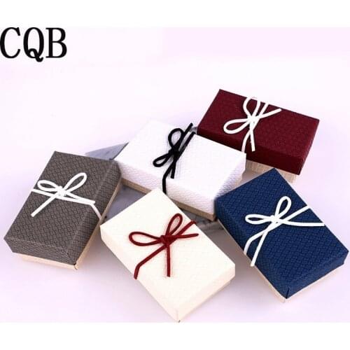 Bow Jewelry Earrings Necklace Ring Wedding Gift Box Jewelry Tray Lots of Makeup Jewelry Tray Brand Valentines Day Gift