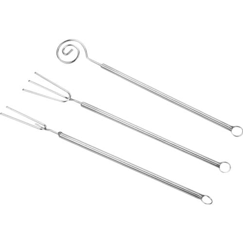 MRF High Quality 3pcs Stainless Steel Chocolate Dipping Forks Set HB0633A