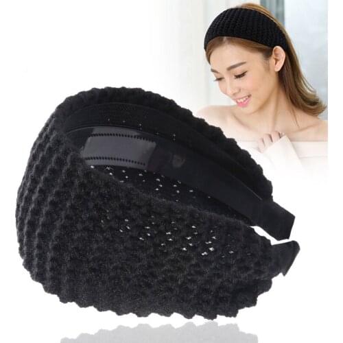 Winter Pineapple Style Wide Knit Bezel Hairband Women Clip Hair Accessories Girls Headband Opaska Wlosow Bandeau Femme Diademas