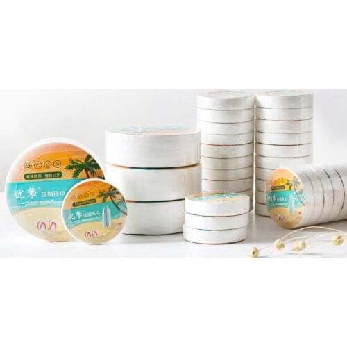 1/10PCS/Lot Disposable Compressed Towel Cotton Face Bath Towels White Washcloth Napkin Tissue Cleaning Wipe Hotel Travel Towels