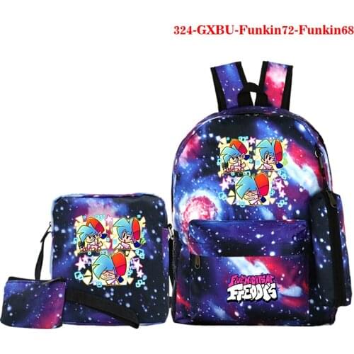 New Friday Night Funkin Kawaii Backpack Travel Schoolbag Outdoor Backpack for Boys Girls Teenage Game Bookbag Orthopedic Mochila