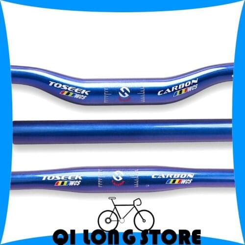 MTB Bicycle Carbon fiber handlebar 31.8mm 580/600/620/640/660/680/700/720/740/760mm Swallow-shaped Handlebar One-shaped Handleba