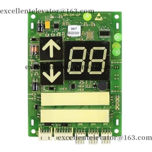 SM-04-V7 04V7B02WS01 Elevator LOP Indicator Card Replacement Spare Parts use for Step