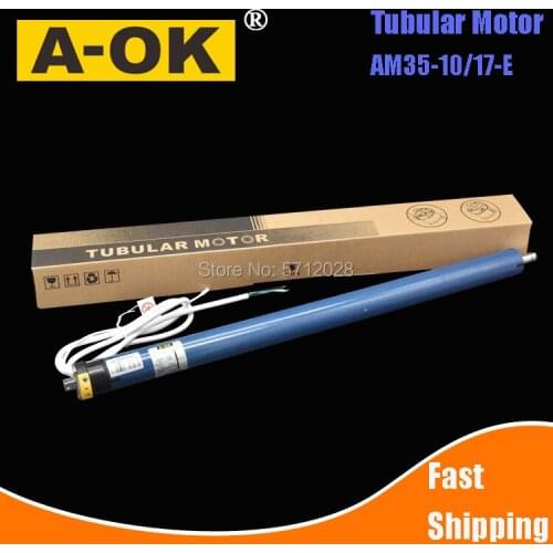 Fast Shipping Smart Life Curtain Motor AM35-10/17-E Motorized Shutter Engine for 50MM Tube Roller Blinds Zebra Blinds 110V-120V