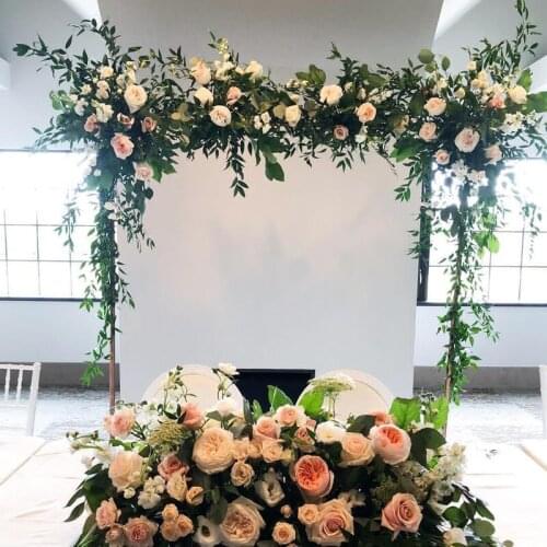 SPR 2M/lot wedding occasion flower wall stage backdrop table runner arch floral decorative wholesale artificial flower