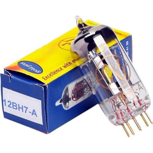Vacuum Tube JJ 12BH7-A Golden Foot Replace 12AU7 E80CC Factory Test And Match Signal Tube