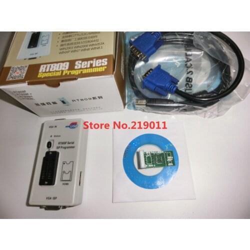 Free Shipping VGA LCD USB Programmer RT809F Serial ISP Programmer PC Repair Tools 24-25-93 serise IC