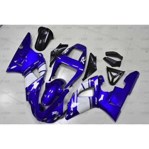 YZFR1 1998 - 1999 Abs Fairing for YAMAHA YZFR1 99 Body Kits for YAMAHA YZFR1 1998 Blue White Full Body Kits