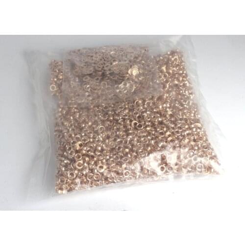 300pcs 5MM*9mm*4mm COPPER Electroplating rose gold eyelets buttons clothes accessory handbag findings