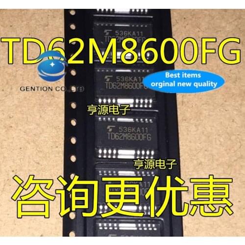 5PCS Voltage source chip TD62M8600 TD62M8600FG SOP18 8 channels in stock 100% new and original
