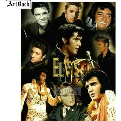5d diy diamond painting elvis full square rock portrait rhinestone diamond mosaic diamond embroidery home decoration