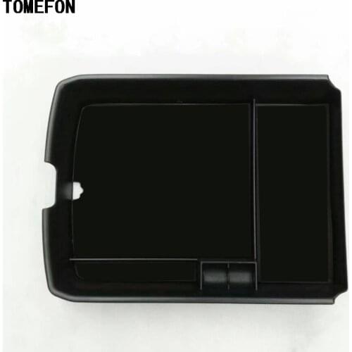 TOMEFON Car ABS For Volkswagen VW Atlas Teramont 2017 2018 Inner Central Console Armrest Storage Box Container Holder