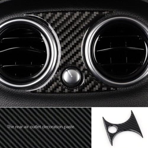 Car Armrest Rear Exhaust Vent Cover Vents Air Conditioning Vent Cover for Mercedes-Benz GLC C-Class W205 W253 GLC260