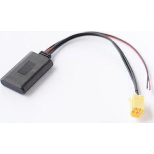 Car Radio Wireless Bluetooth Module Aux Adapter Adapter MINI ISO 6Pin For Fiat 500 Bravo Doblo Ducato Panda Punto Stilo