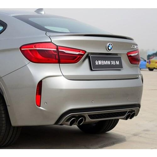 F16 ABS Plastic Material Car-Styling Rear Wing Lip Spoiler for BMW F16 X6 and X6M 2015 2016 2017 2018