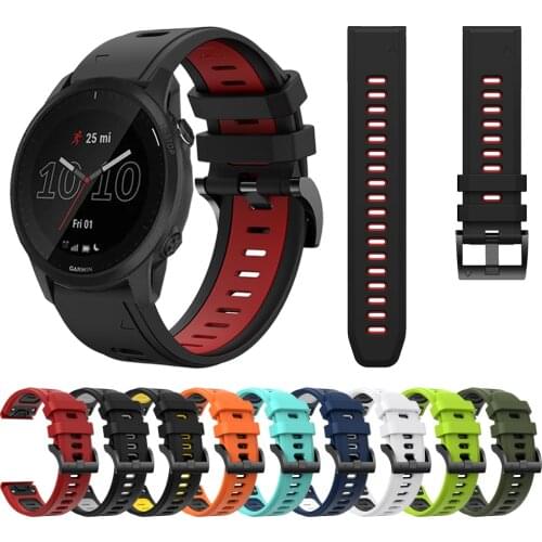 Quick release Silicone Strap For Garmin Forerunner 945 LTE 935 Wristband Bracelet QuickFit 22mm Watch Band Watchband Accessories