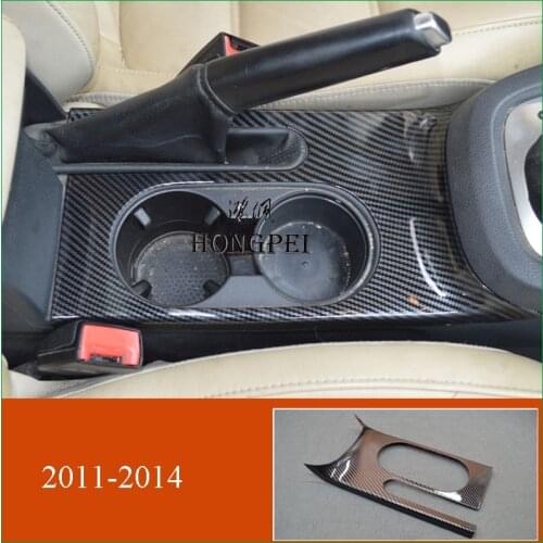 For Volkswagen JETTA 20112012 2013 2014 Left Hand Drive Interior Water Cup Panel Cover Sticker Trim Car Styling