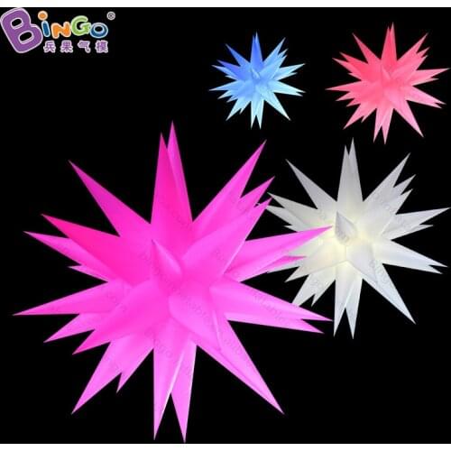 Exquisite inflatable star lights with LED for event / hanging-dec star balloons for pub party decoration - toys