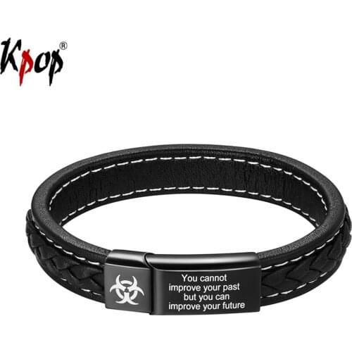 Kpop Engraved Bracelets