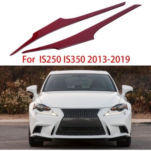 Car Red Inner Door Handle Armrest Cover Trim Strip Sticker for Lexus IS250 IS350 2013-2019 Interior Mouldings