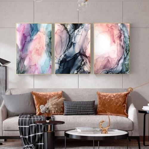 Colorful Cloud Canvas Poster Modern Abstract Wall Art Painting Nordic Posters and Prints wall Pictures fo Living room Home Decor